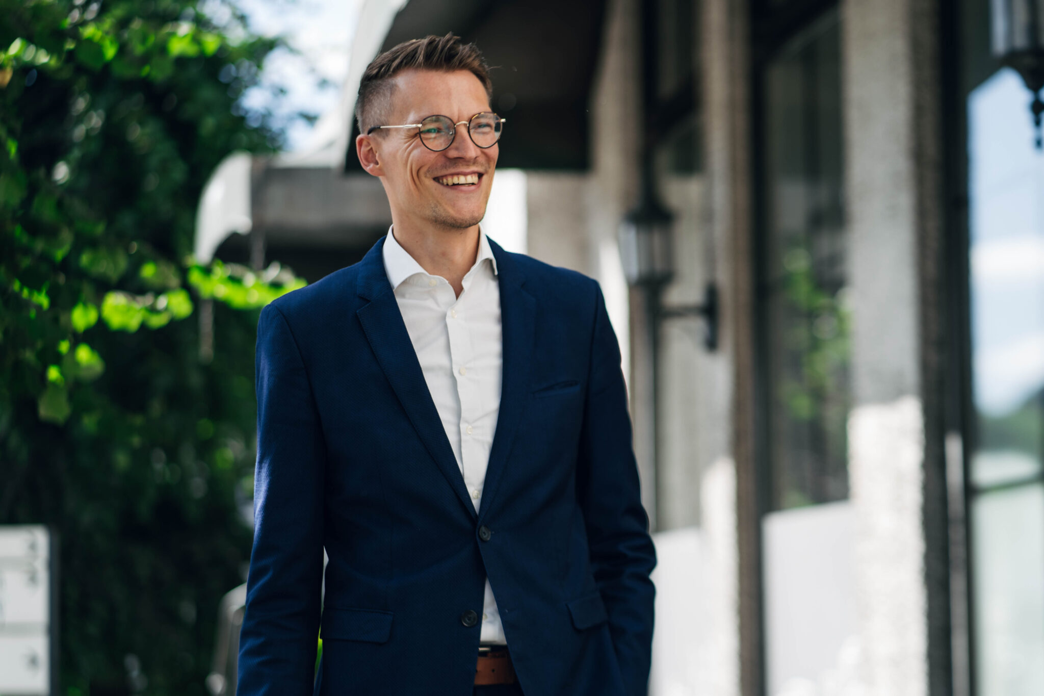 Andreas Becker in seiner Kanzlei